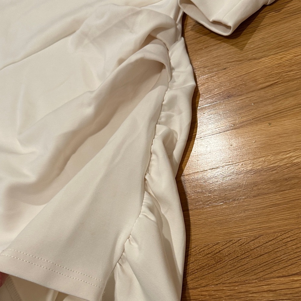 *last chance* Lulus | Women’s White Long Sleeve Dress - Picture 4 of 10